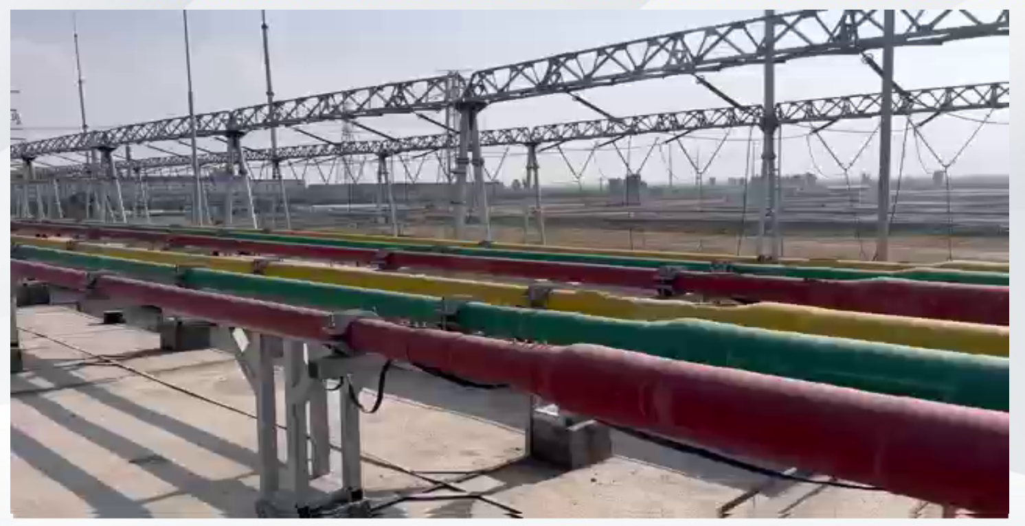 10kV/4000A全預制聚脂薄膜機械繞包式管型母線安全穩定運行于內蒙古新特硅材料有限公司